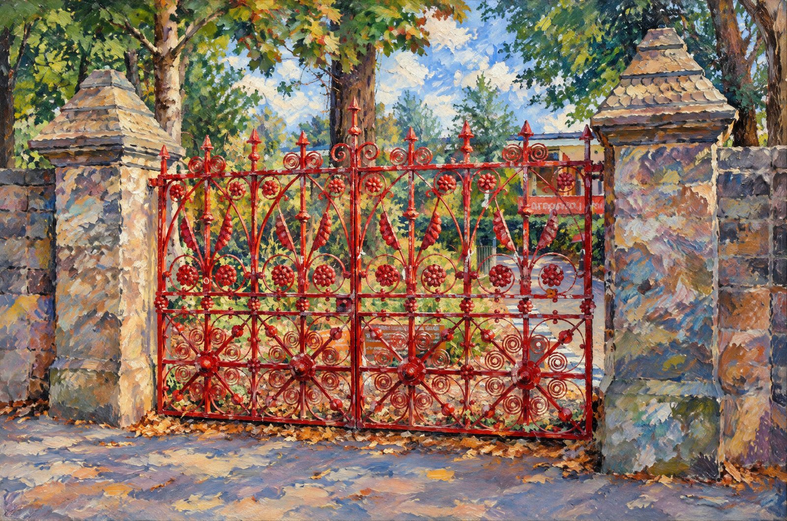 Strawberry Field In Liverpool, Impressionist