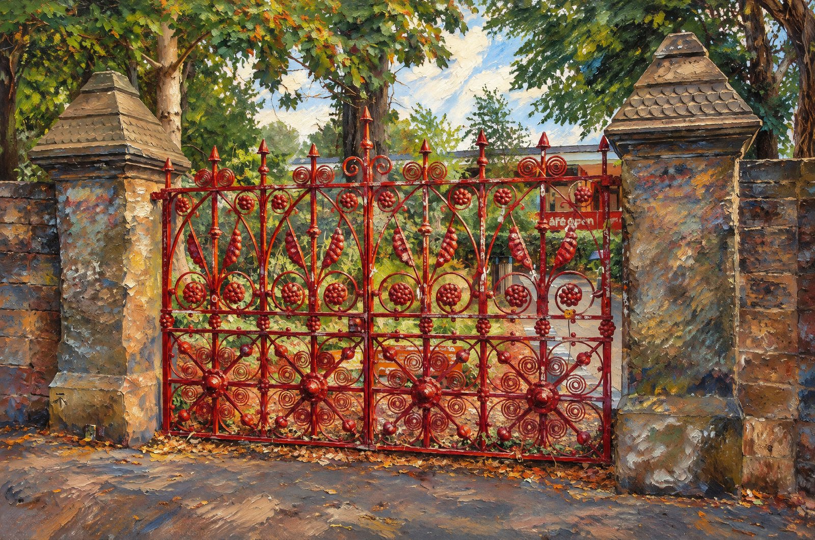 Strawberry Field In Liverpool, Painterly