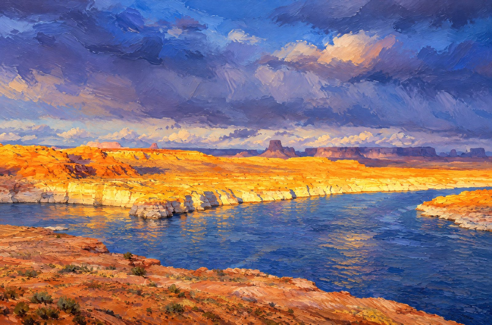 Glen Canyon Dam, Painterly
