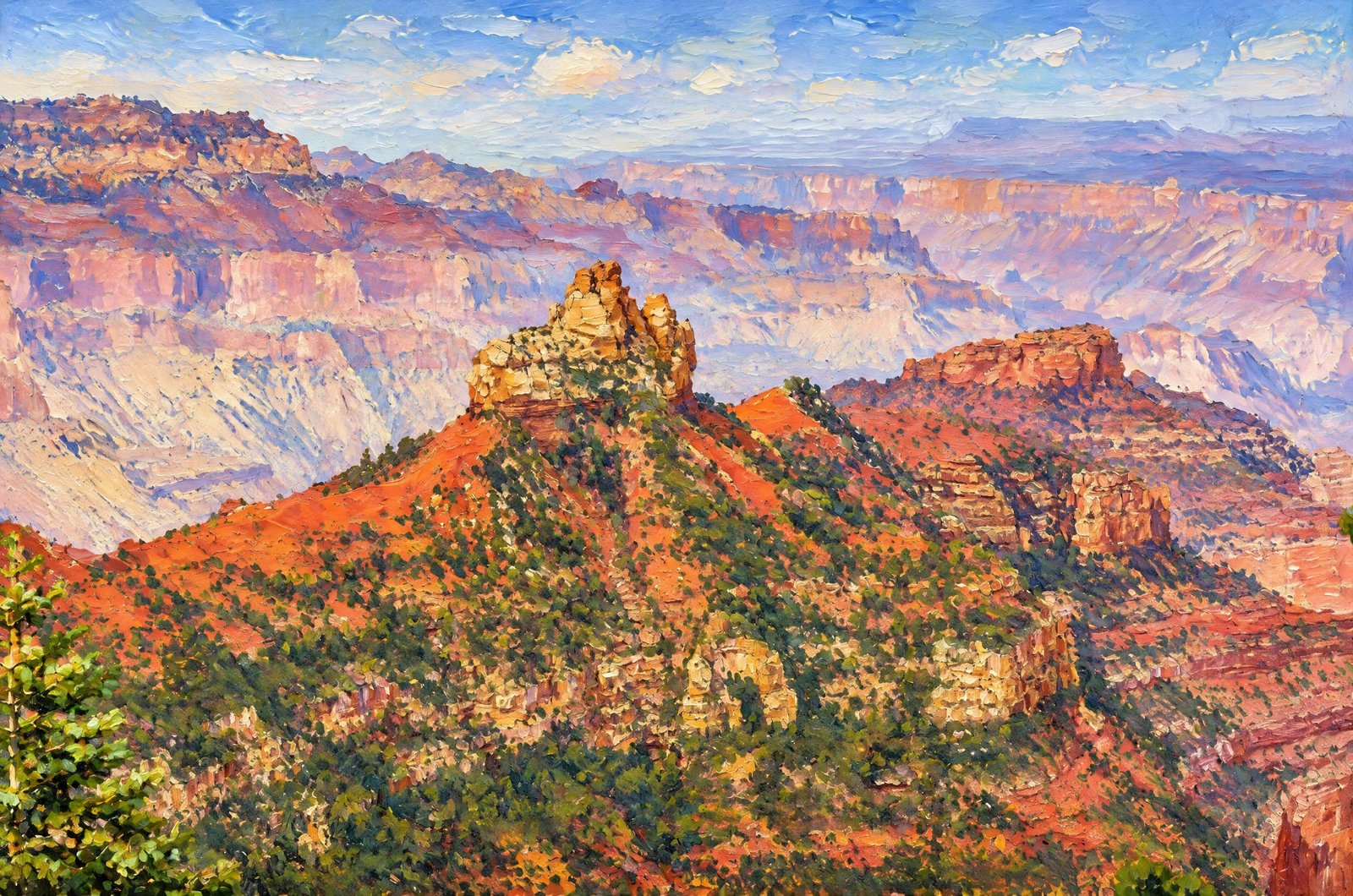 1297 Grand Canyon North Rim, Impressionist