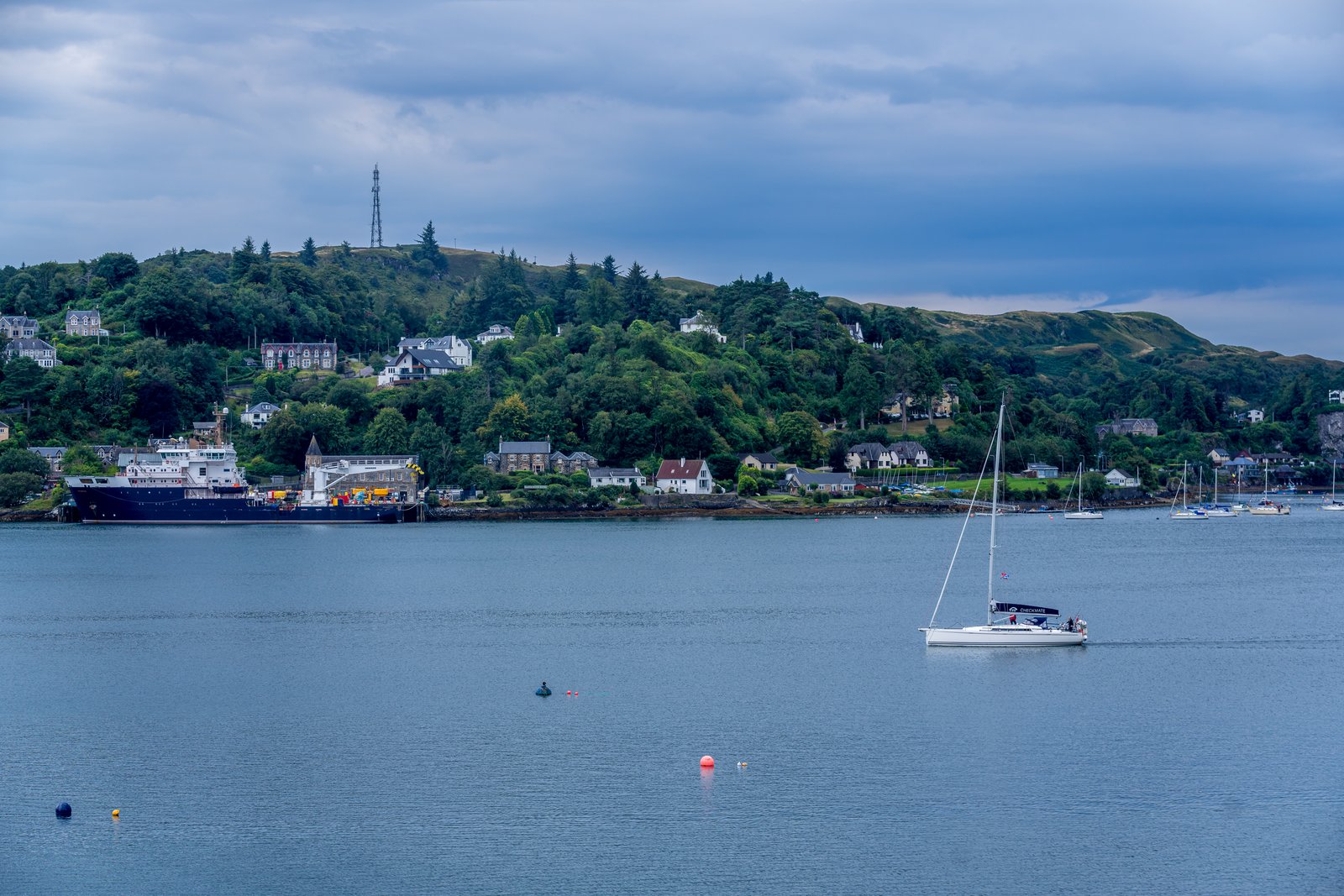 Oban Bay On Scotland's West Coast