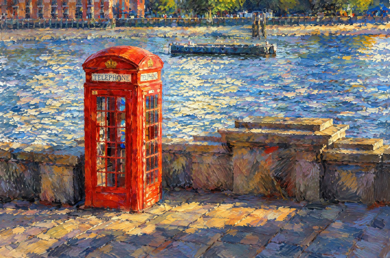 Telephone Booth London, Impressionist