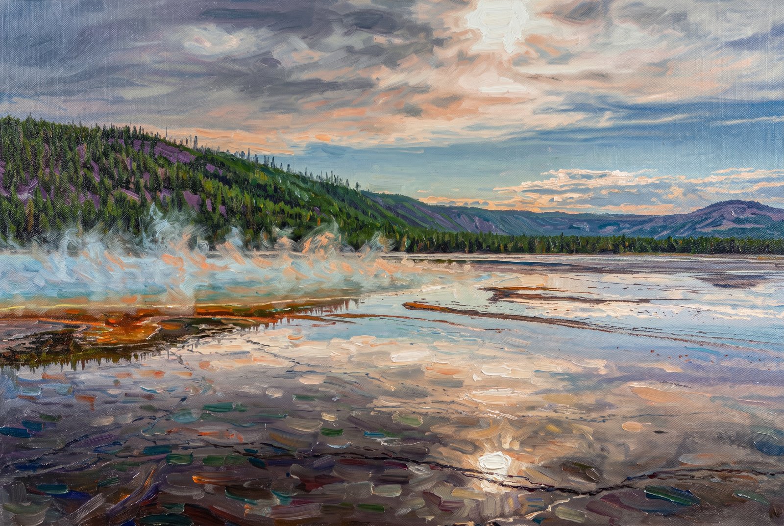 Grand Prismatic Spring, Impressionist