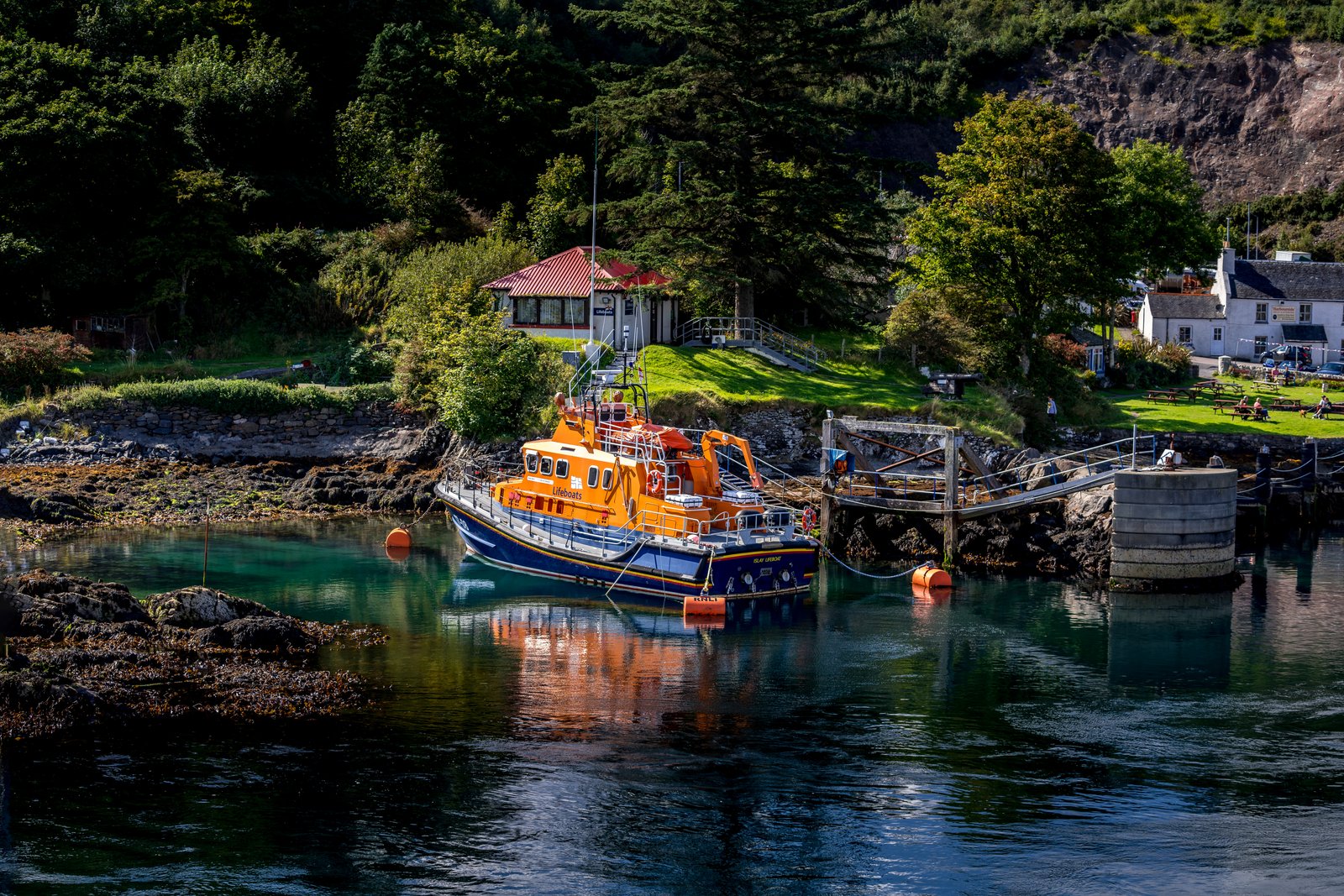 Port Askaig On The Isle Of Islay