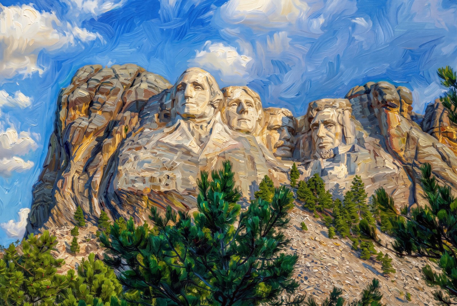 Mount Rushmore National Memorial, Impressionist