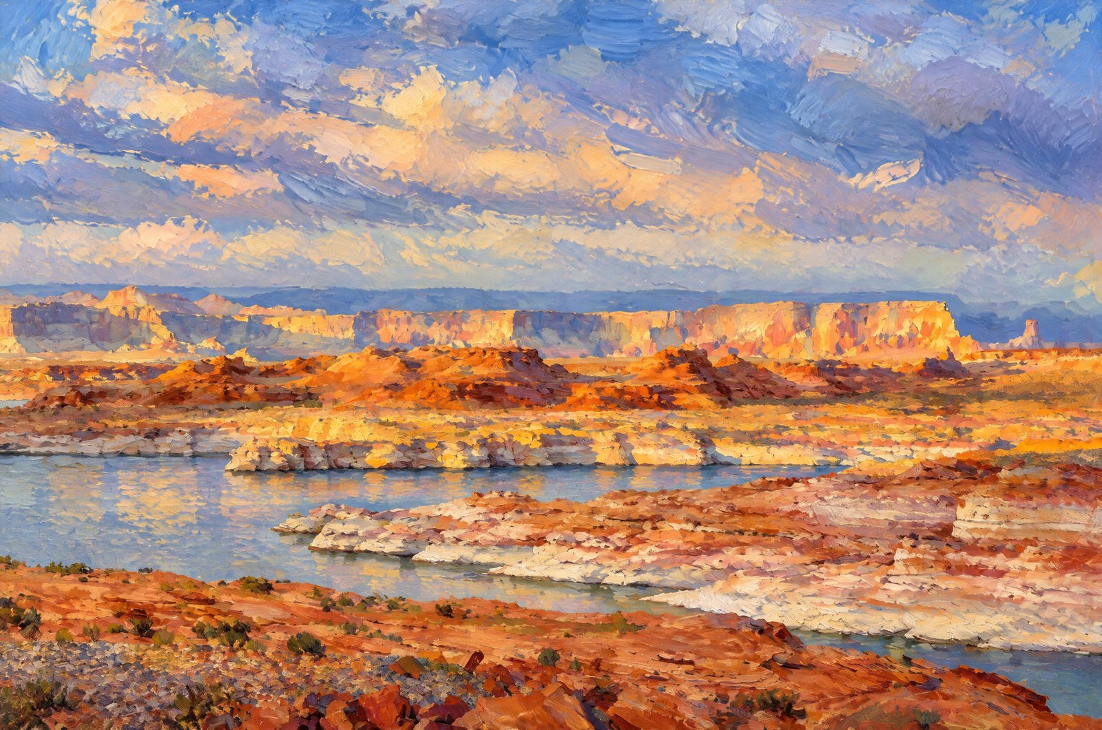 Lake Powell's Alstrom Point, Impressionist