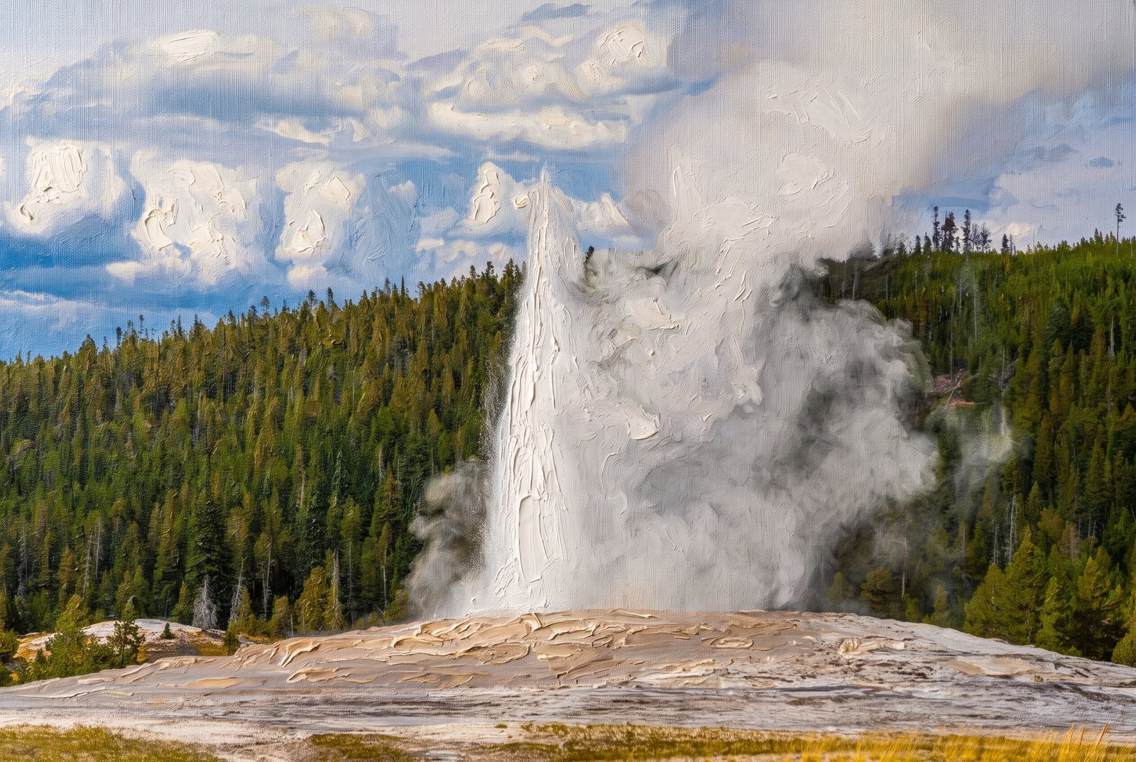 Old Faithful, Painterly