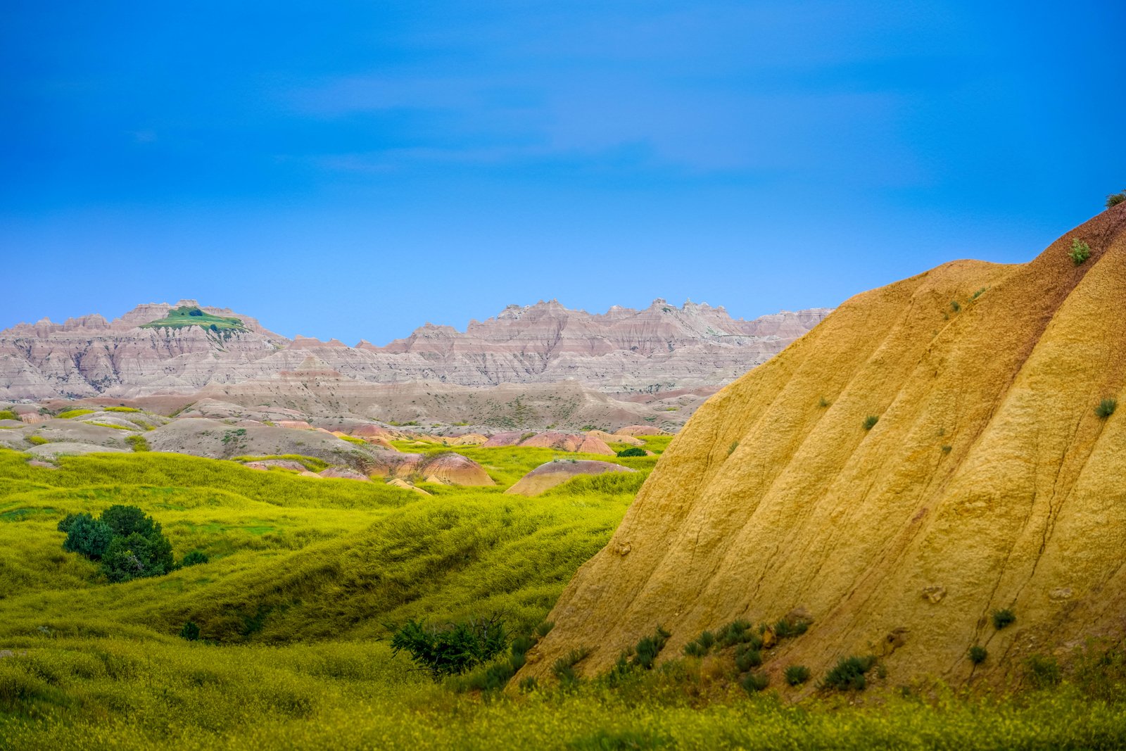 Badlands Yellow Mounds