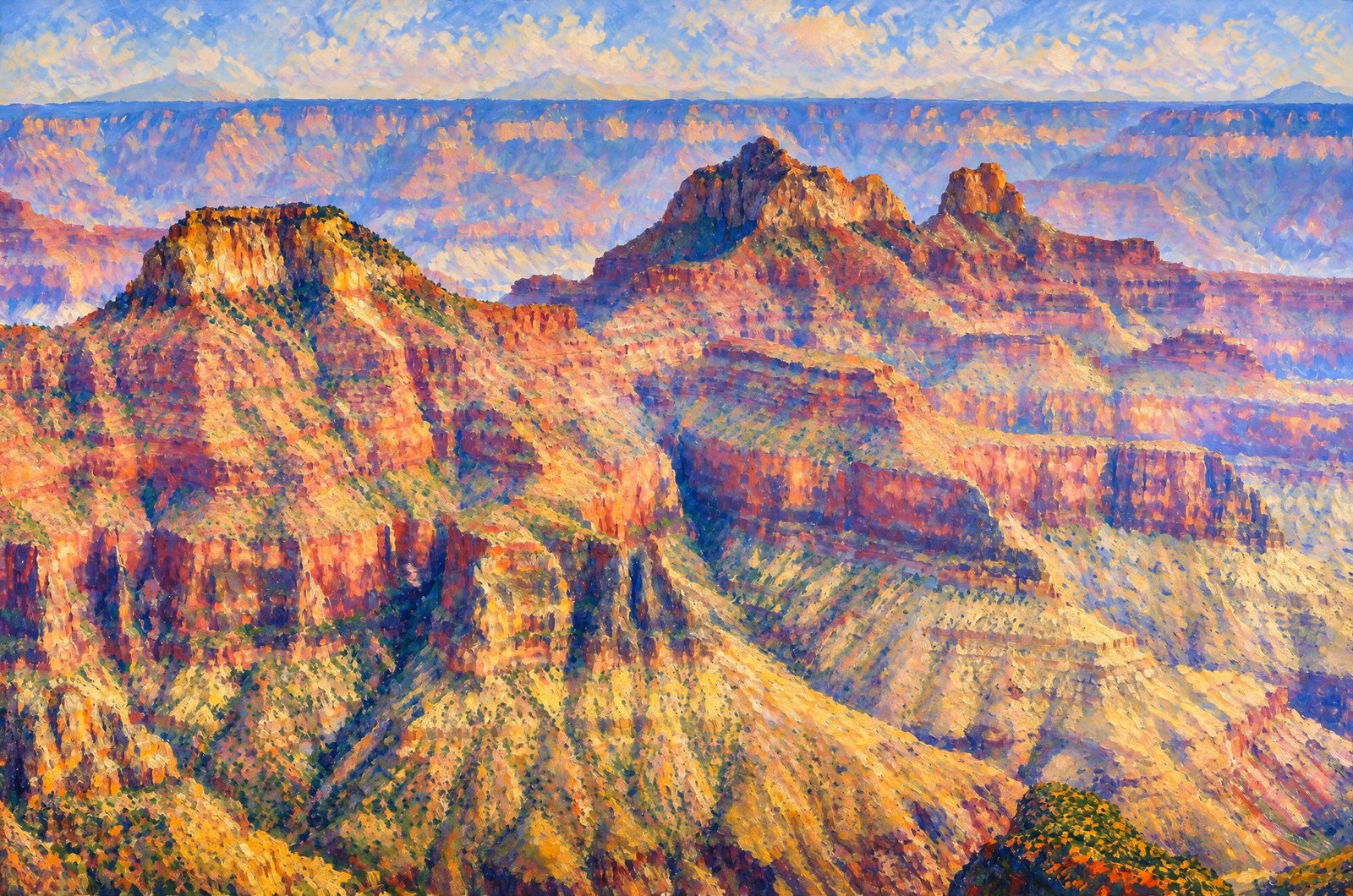 1294 Grand Canyon North Rim, Impressionist