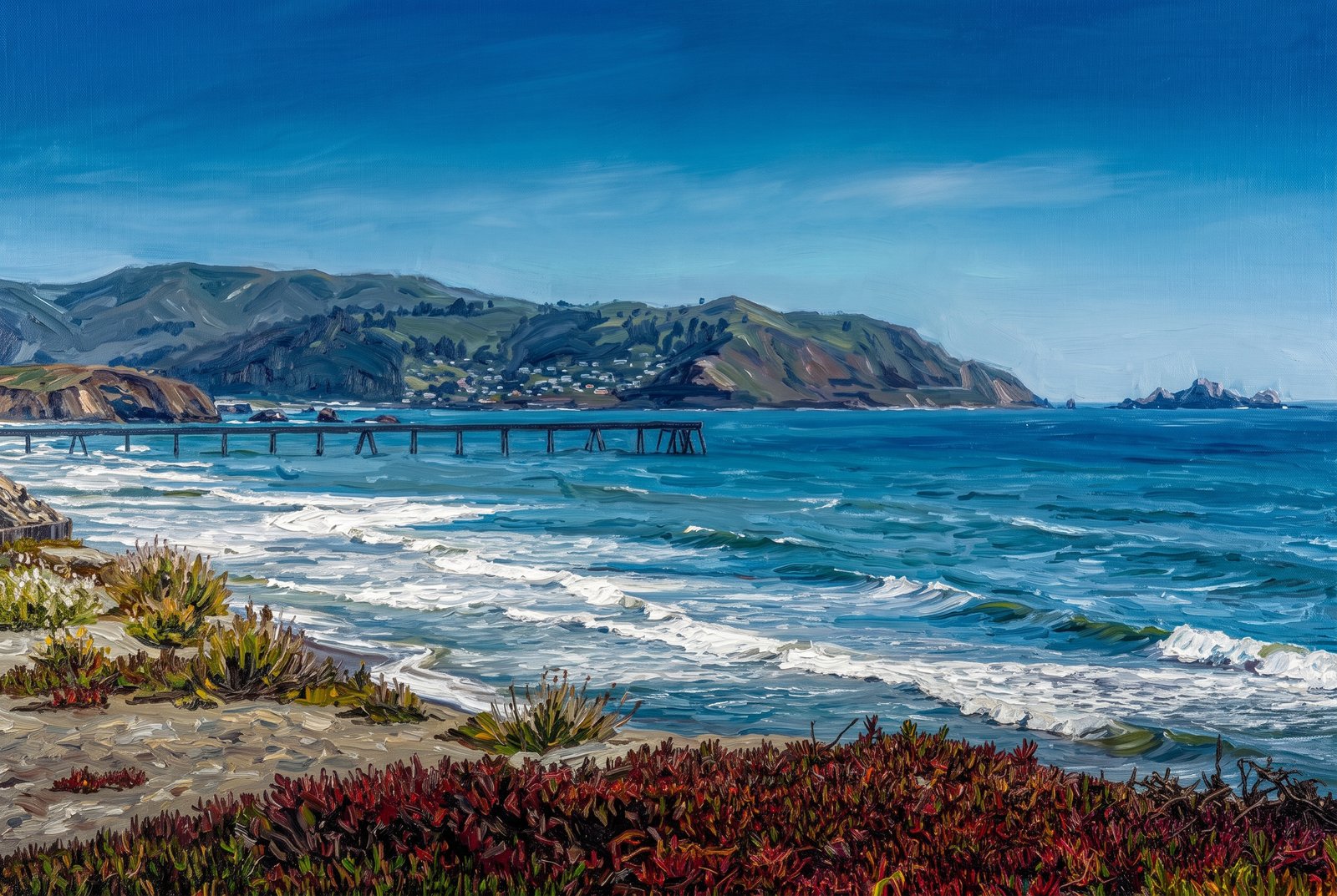 Pacificia California Coast, Painterly