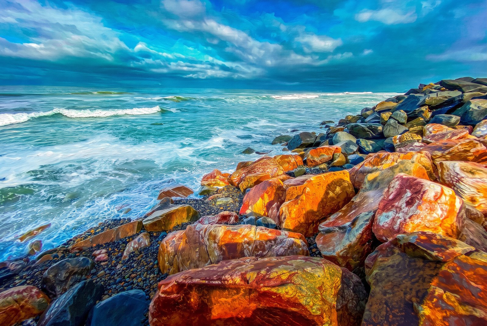 Carlsbad California, Painterly
