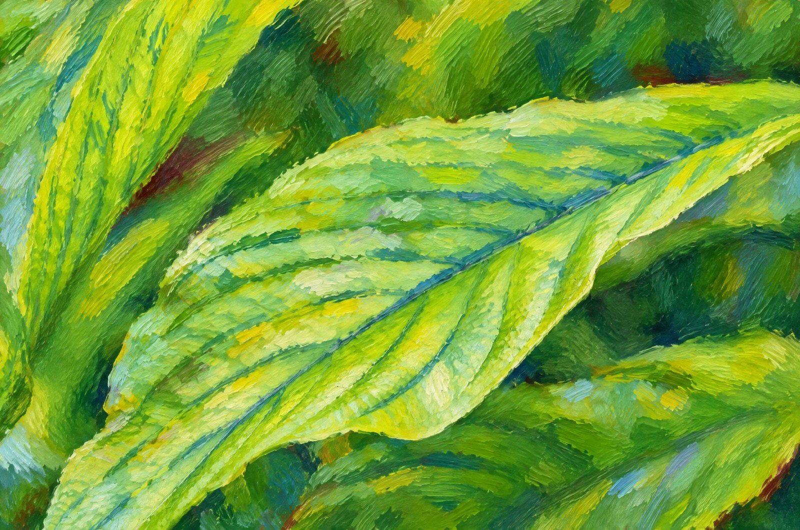 1360 Leaf, Impressionist