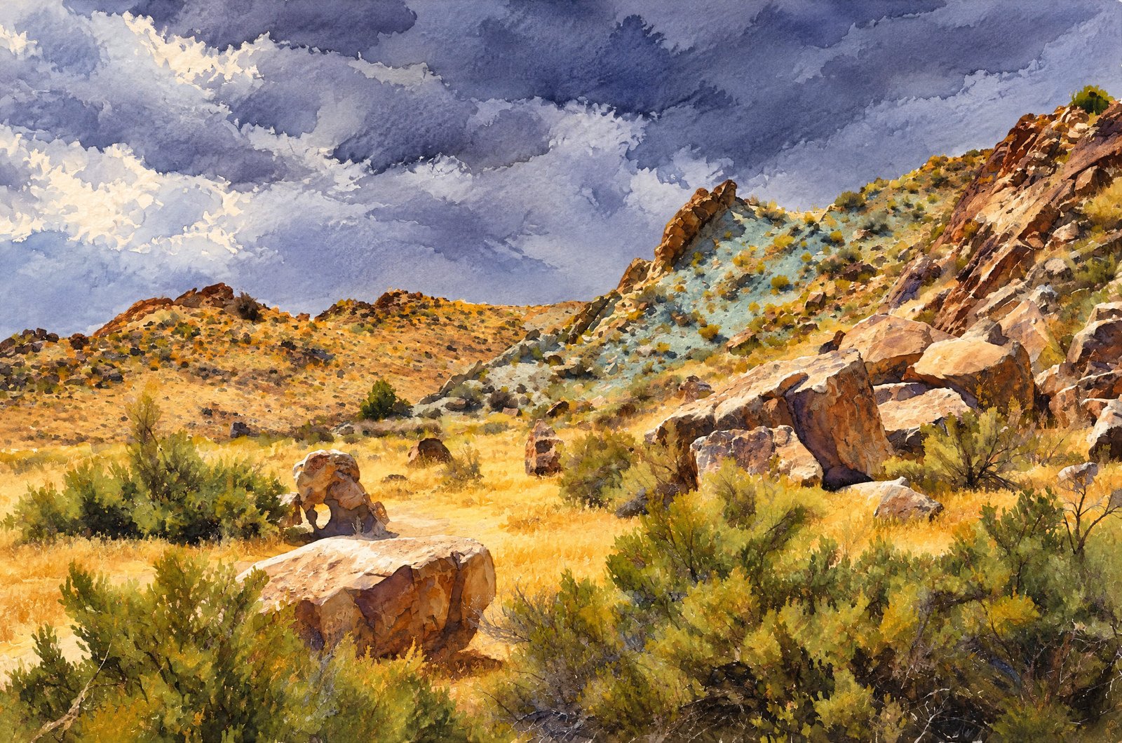 Arches National Park, Watercolor