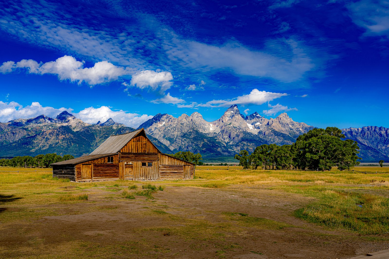 T.A. Moulton Barn, Mormon Row within Grand Teton National Park in Wyoming