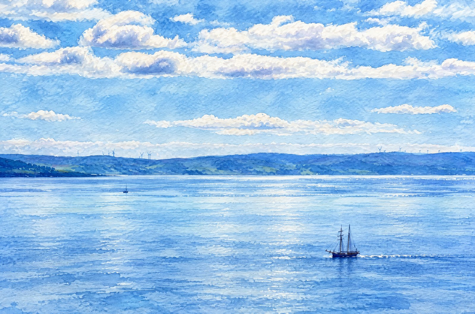 1440 Jura Scotland, Watercolor