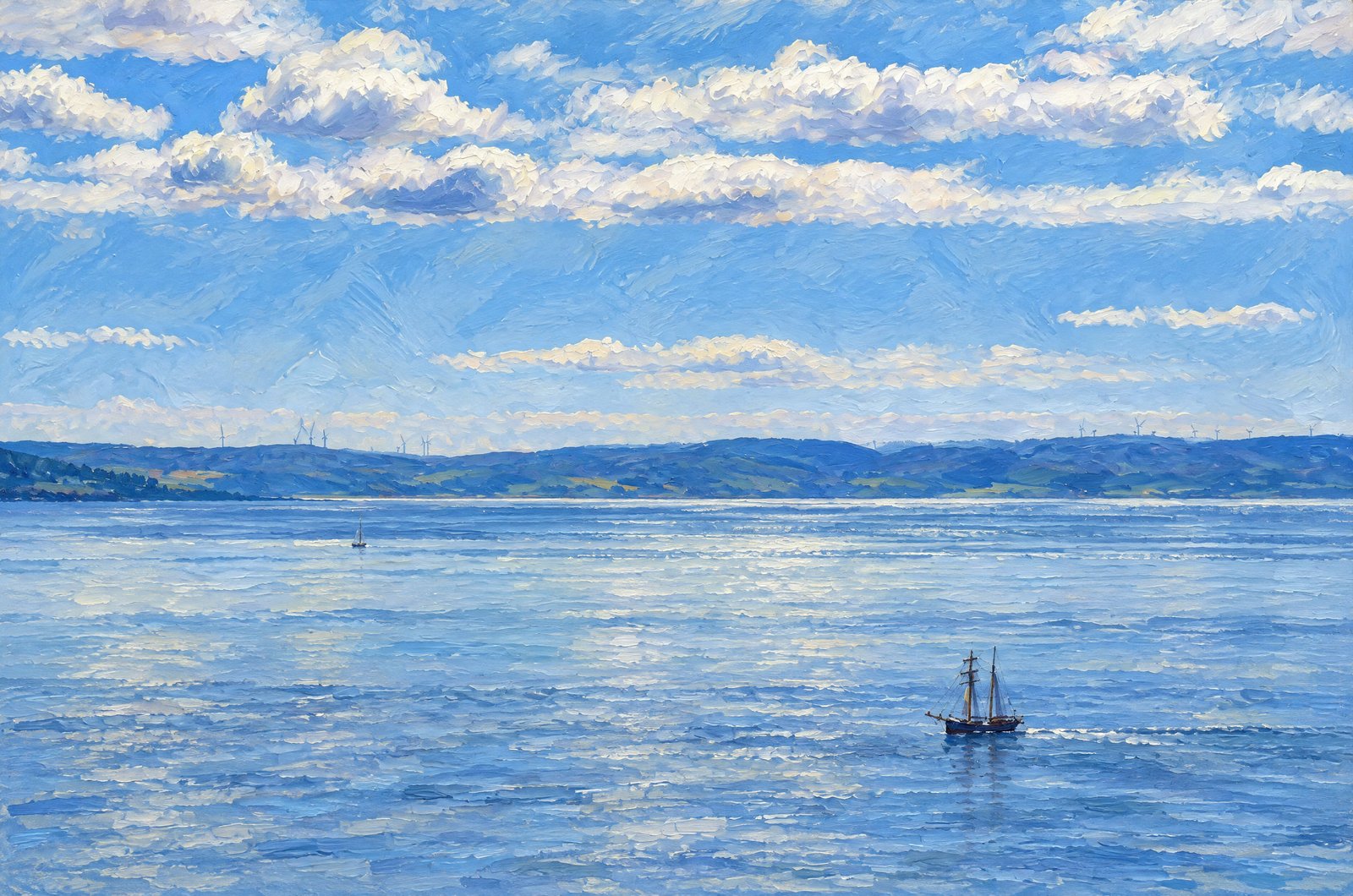 1440 Jura Scotland, Painterly
