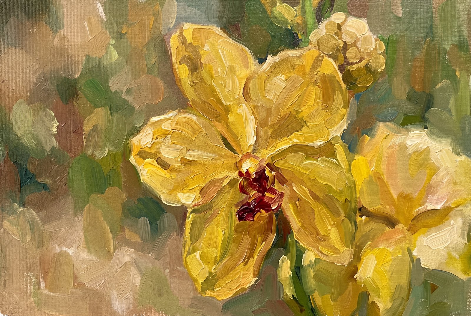 Yellow Orchid, Impressionist