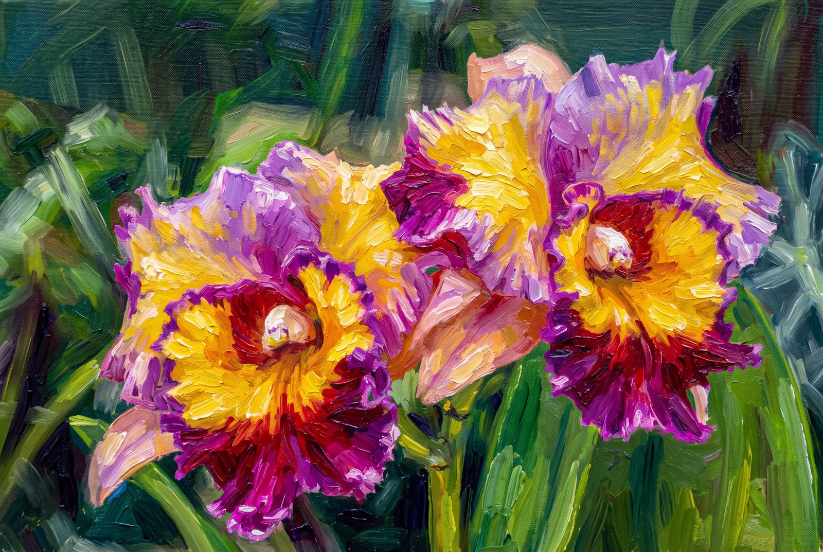 Fire Orchid, Impressionist