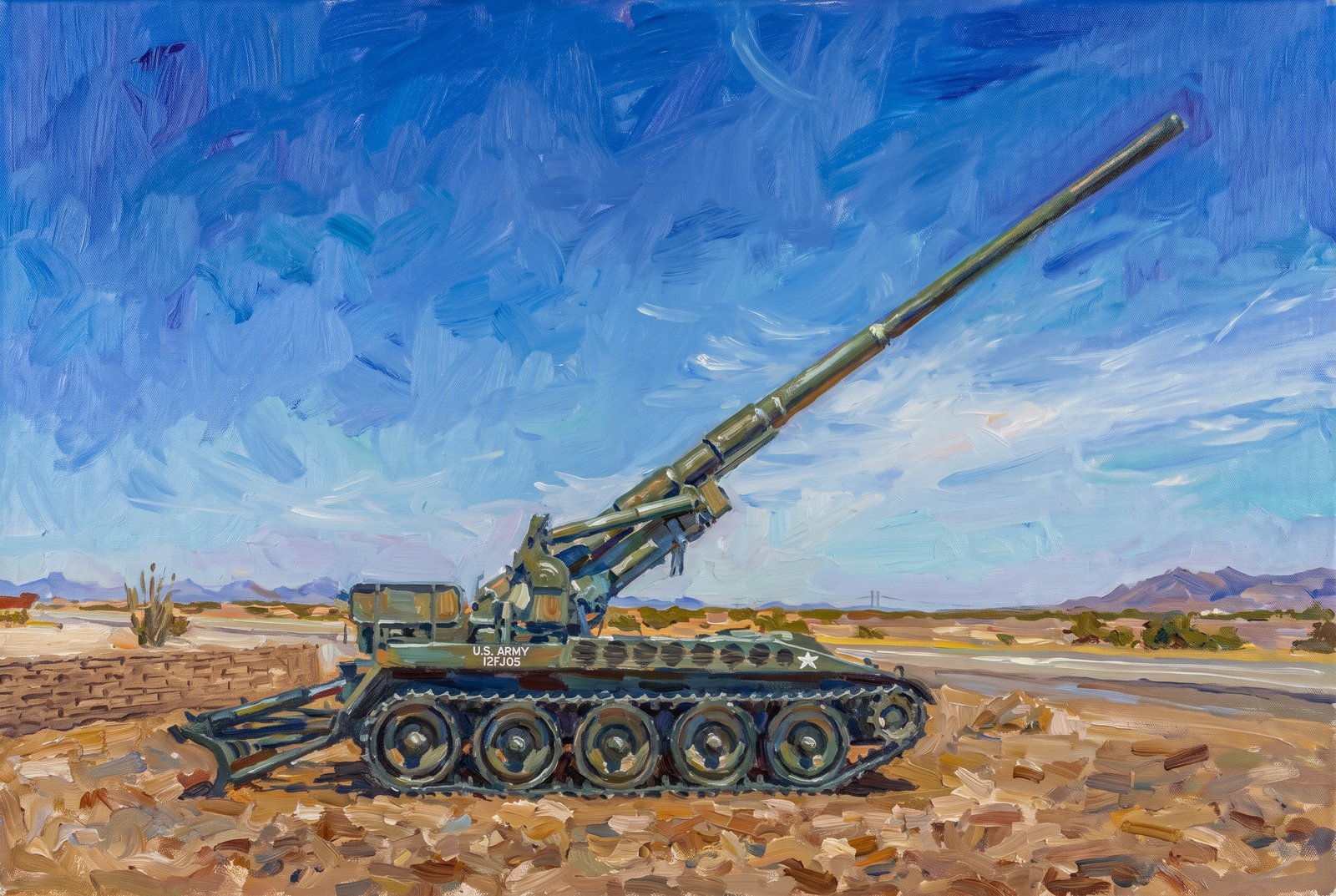 US ARMY Yuma AZ, Impressionist