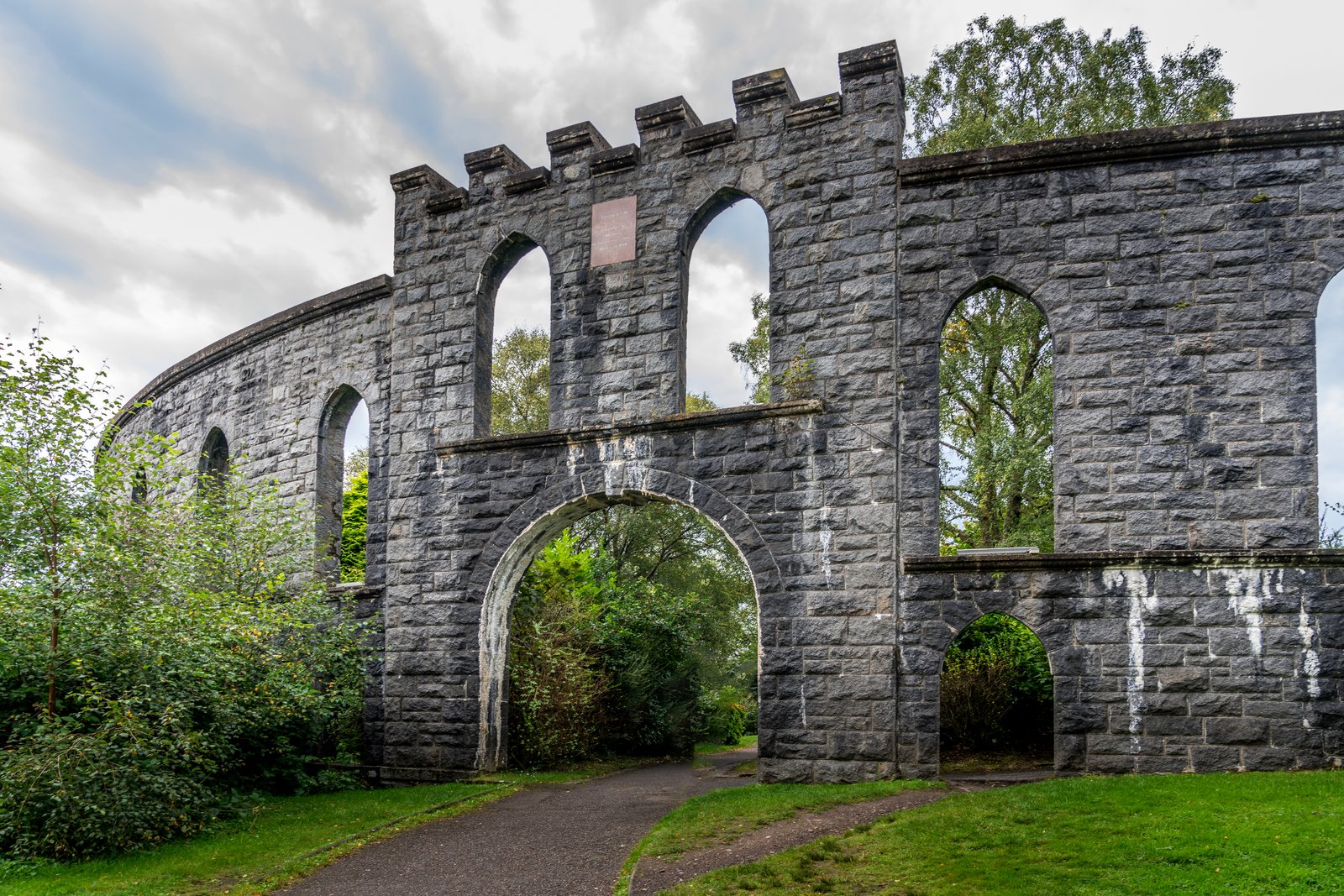 McCaig's Tower, Granite Monument On Battery Hill