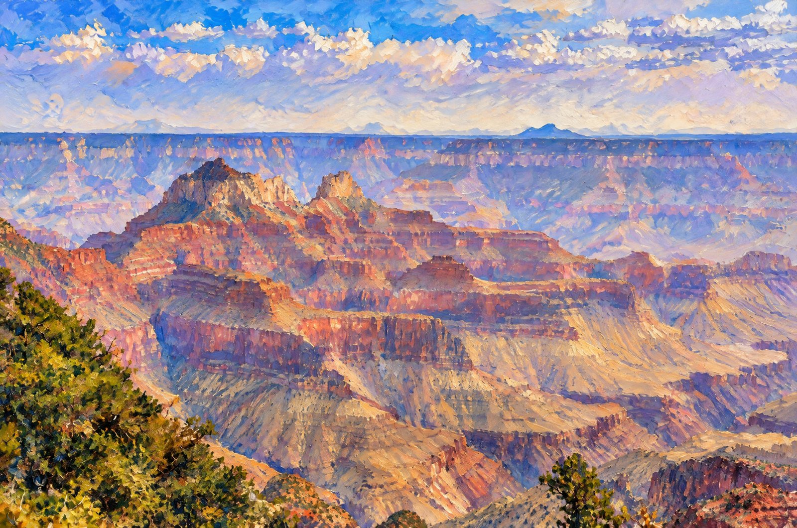 1291B Grand Canyon North Rim, Impressionist
