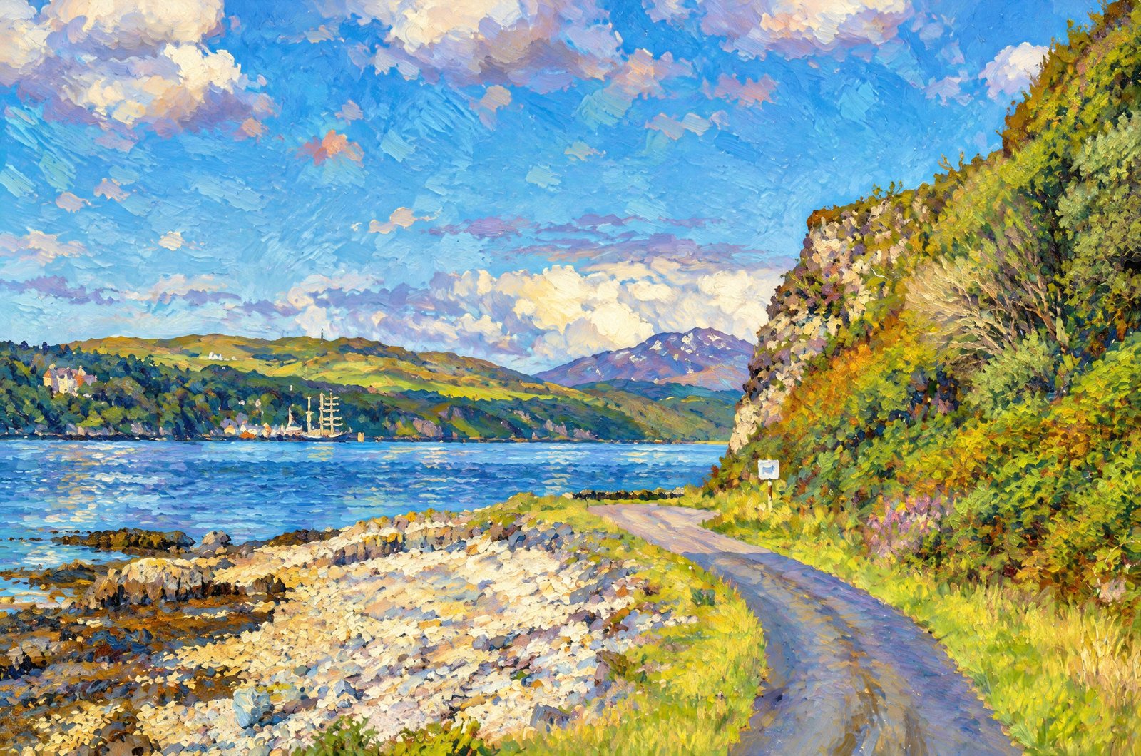 Jura In The Inner Hebrides, Impressionist
