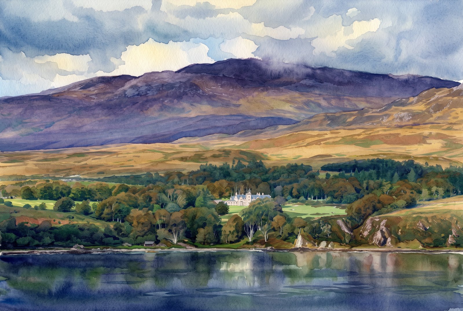 Scotland, Watercolor
