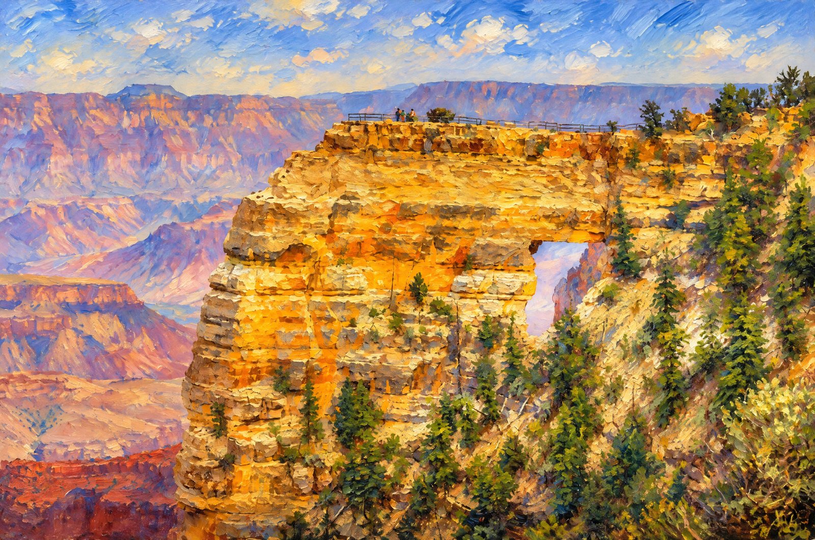 1299 Grand Canyon North Rim, Impressionist